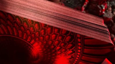 Draconian Crimson Playing Cards by Midnight Cards - Image 5