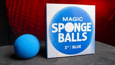 3 blue sponge ball