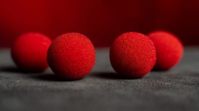 Magic Sponge Balls 4PK RED 1 inch by Murphy's Magic - Image 3