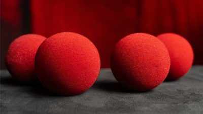 Magic Sponge Balls 4PK RED 2 inch by Murphy's Magic - Image 3