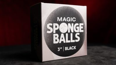 Magic Sponge Balls 4PK BLACK 3 inch by Murphy's Magic - Image 4
