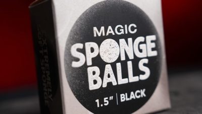 Magic Sponge Balls 4PK BLACK 1.5 inch by Murphy's Magic - Image 4