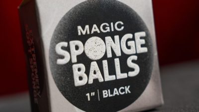 Magic Sponge Balls 4PK BLACK 1 inch by Murphy's Magic - Image 4