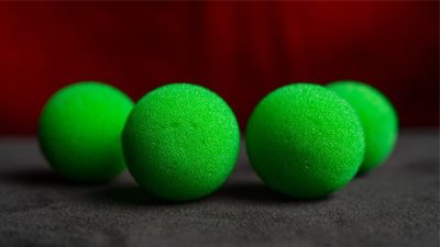 Magic Sponge Balls 4PK GREEN 1.5 inch by Murphy's Magic - Image 3