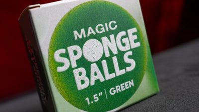 Magic Sponge Balls 4PK GREEN 1.5 inch by Murphy's Magic - Image 4
