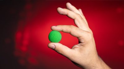 Magic Sponge Balls 4PK GREEN 1 inch by Murphy's Magic - Image 2