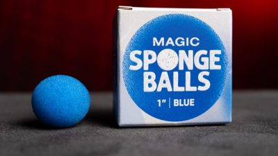 Magic Sponge Balls 4PK BLUE 1 inch by Murphy's Magic