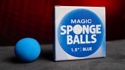 Magic Sponge Balls 4PK BLUE 1.5 inch by Murphy's Magic