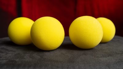 Magic Sponge Balls 4PK YELLOW 3 inch by Murphy's Magic - Image 3