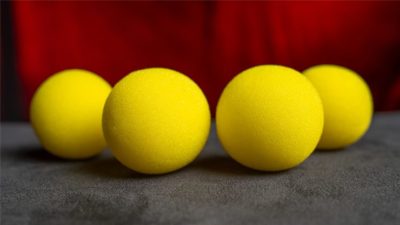 Magic Sponge Balls 4PK YELLOW 1.5 inch by Murphy's Magic - Image 3
