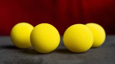 Magic Sponge Balls 4PK YELLOW 1 inch by Murphy's Magic - Image 3