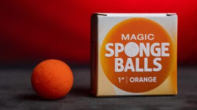 Magic Sponge Balls 4PK ORANGE 1 inch by Murphy's Magic