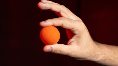 Magic Sponge Balls 4PK ORANGE 1.5 inch by Murphy's Magic - Image 2