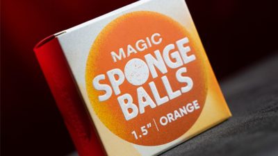 Magic Sponge Balls 4PK ORANGE 1.5 inch by Murphy's Magic