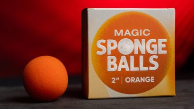 Magic Sponge Balls 4PK ORANGE 2 inch by Murphy's Magic