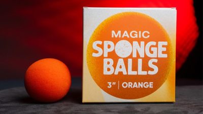 Magic Sponge Balls 4PK ORANGE 3 inch by Murphy's Magic