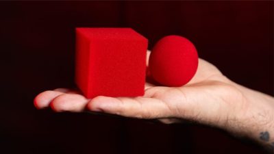 Magic Sponge Ball to Square RED by Murphy's Magic - Image 3