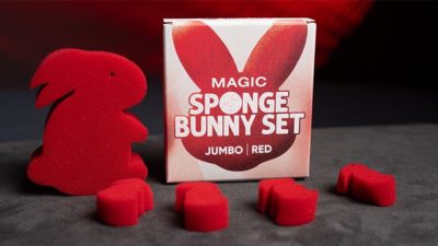 Magic Sponge Bunny Rabbit Set JUMBO RED by Murphy's Magic - Image 4