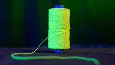 WGM UV GLOW GYPSY THREAD YELLOW REFILL SPOOL by Murphy's Magic - Image 3