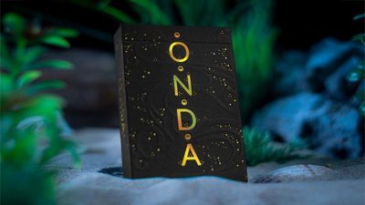 ONDA V2, Black and Gold by Jocu Playing Cards