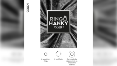 Ringo Hanky Pocket, Black for BABU by GRUM - Image 3