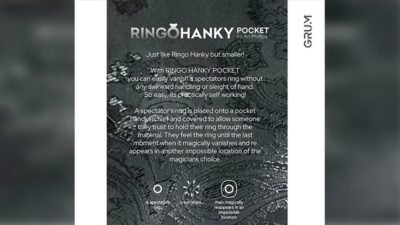 Ringo Hanky Pocket, Black for BABU by GRUM - Image 4