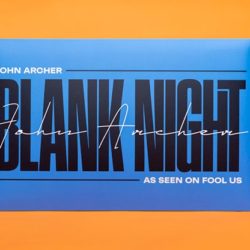 Blank Night 2025 Edition, Blue by John Archer