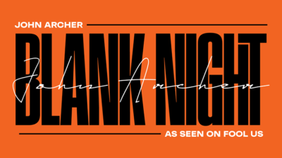 Blank Night 2025 Edition, Orange by John Archer - Image 3