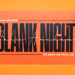 Blank Night 2025 Edition, Orange by John Archer