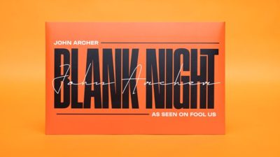 Blank Night 2025 Edition, Orange by John Archer