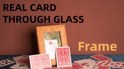 Real Card Through Glass, Frame by Yang Lei