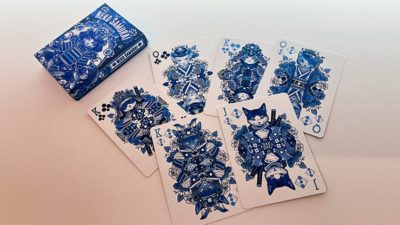 Neko Samurai, Blue Playing Cards - Image 3