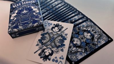 Neko Samurai, Blue Playing Cards - Image 4
