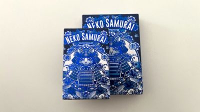 Neko Samurai, Mini Blue Playing Cards