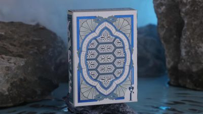 Urashima Tarou, Blue Origami Playing Cards - Image 6
