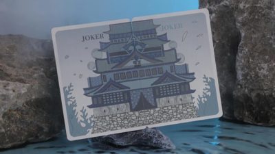 Urashima Tarou, Blue Origami Playing Cards - Image 3