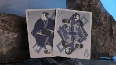 Urashima Tarou, Blue Origami Playing Cards - Image 5