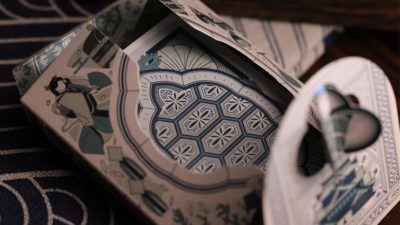 Urashima Tarou, Blue Origami Playing Cards - Image 2