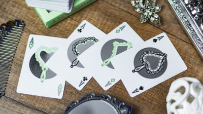Reflections Epiphany, Green Playing Cards by Emily Sleights - Image 3