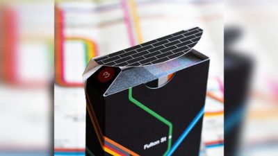 BLACK EDITION FULTON STREET MTA PLAYING CARDS, 1972 VIGNELLI MAP EDITION - Image 2