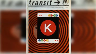 BLACK EDITION FULTON STREET MTA PLAYING CARDS, 1972 VIGNELLI MAP EDITION - Image 4