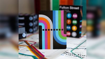 BLACK EDITION FULTON STREET MTA PLAYING CARDS, 1972 VIGNELLI MAP EDITION - Image 5