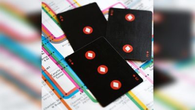 BLACK EDITION FULTON STREET MTA PLAYING CARDS, 1972 VIGNELLI MAP EDITION - Image 6