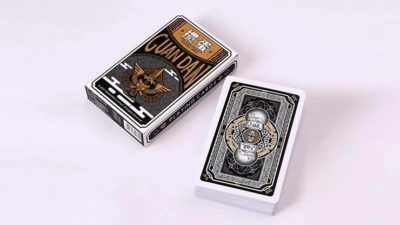 GUAN DAM -Warriors of the Three Kingdoms, Black Playing Cards by YOKAGAME