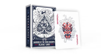 Warriors Of Three Kingdoms, Blue Playing Cards by YOKAGAME