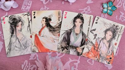 Four Beauties, YangYuhuan Playing Cards - Image 4