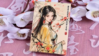 Four Beauties, YangYuhuan Playing Cards
