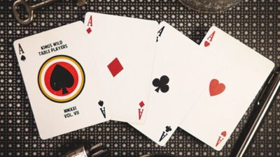 No.13 Table Players V7, USPCC Edition Playing Cards by Kings Wild Project - Image 3