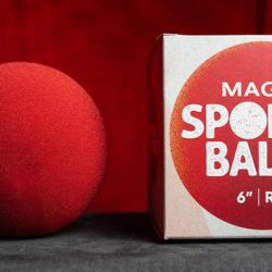 Magic Sponge Balls 1PK RED 6 inch by Murphy's Magic