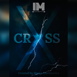 Cross, Blue by Marco Markiewicz